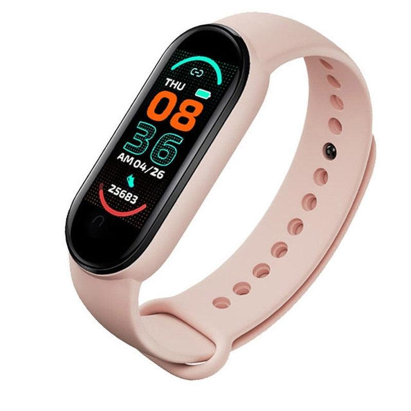M6 Smart Watch - Fitness Sports Smart Band with Fitpro Version, Bluetooth Music, Heart Rate Monitor & Picture Taking Capability for Xiaomi